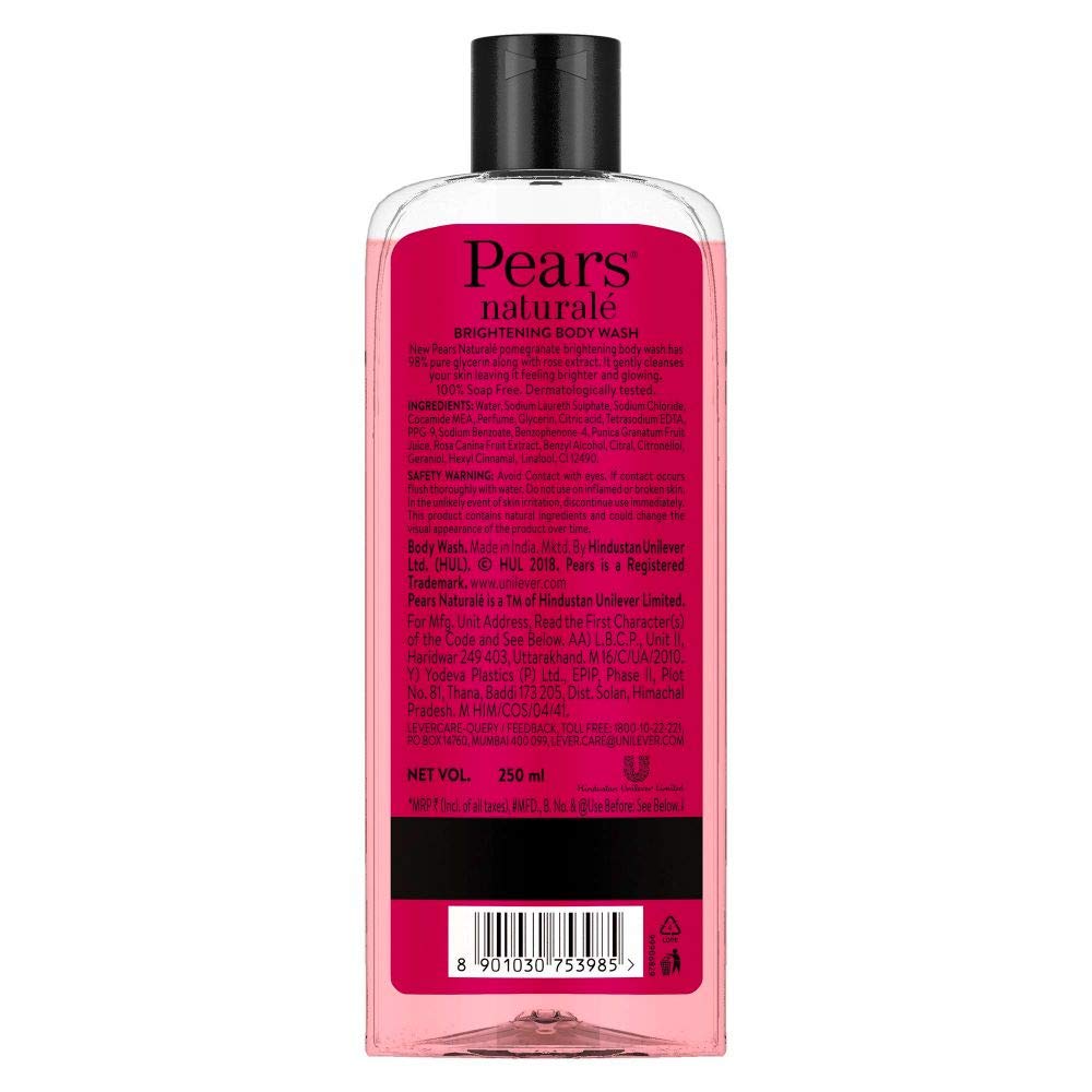 Pears Naturale Brightening Pomegranate & Nourishing Coconut Water Body Wash Combo - Combo