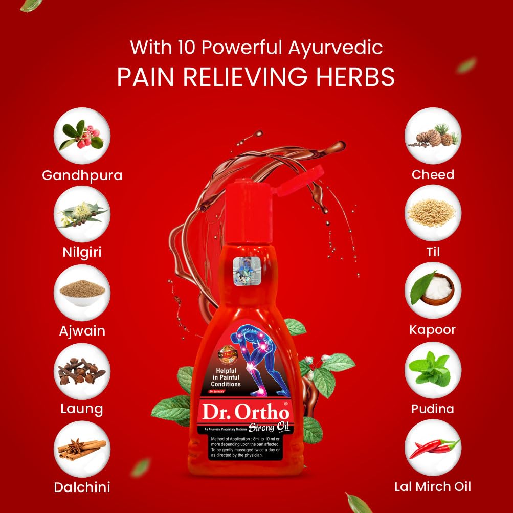 Dr.Ortho Ayurvedic Strong Oil 120Ml