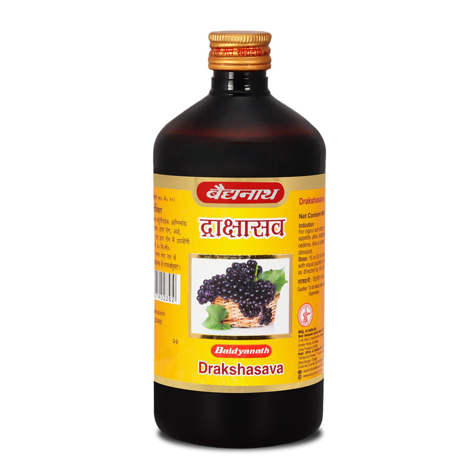 Baidyanath Ayurved Drakshasava 450ml