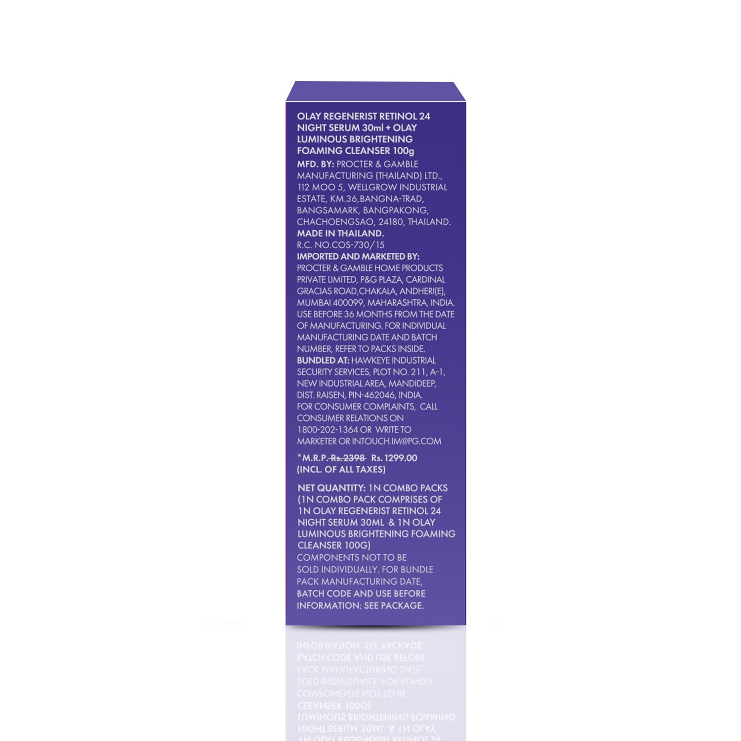 Olay Regenerist Micro-sculpting Cream Mini and Regenerist Anti-ageing Serum Combo - combo