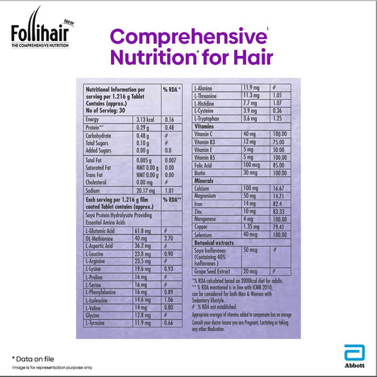 Follihair Tab-30 Abbott