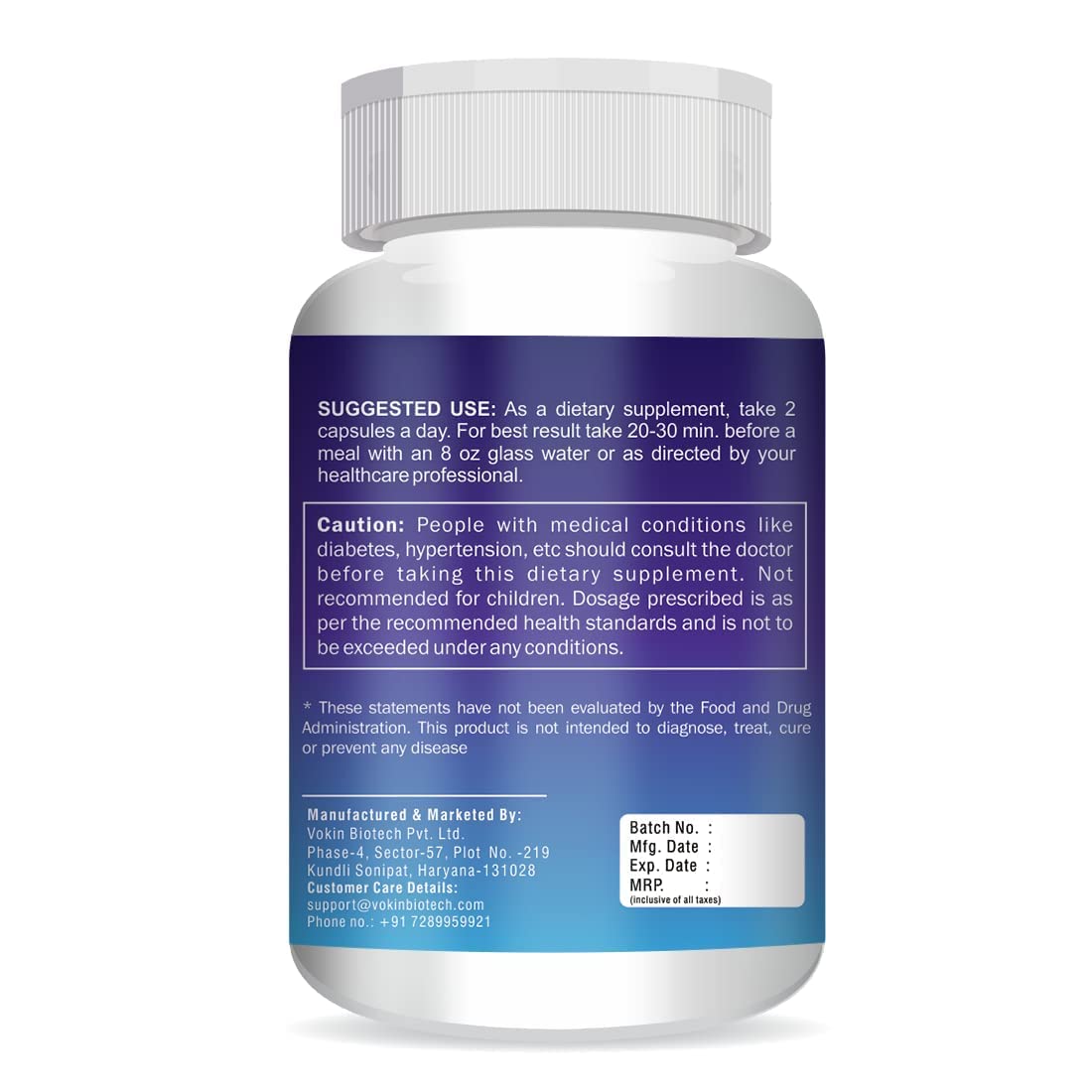 Vokin Biotech Keto Capsules Ultra Weight Loss Fat Burner Supplement with Extract Capsules