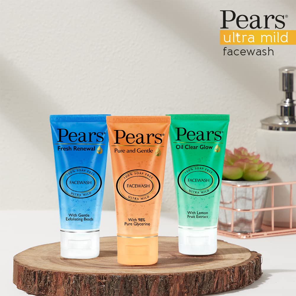 Pears Pure and Gentle Daily Cleansing Facewash - Mild Cleanser - 60 gm