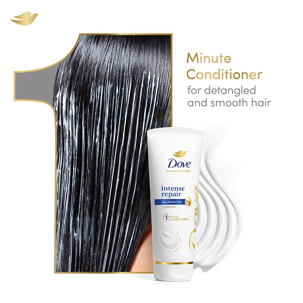 Dove Intense Repair Conditioner For Damaged, Frizzy Hair - 175 ml