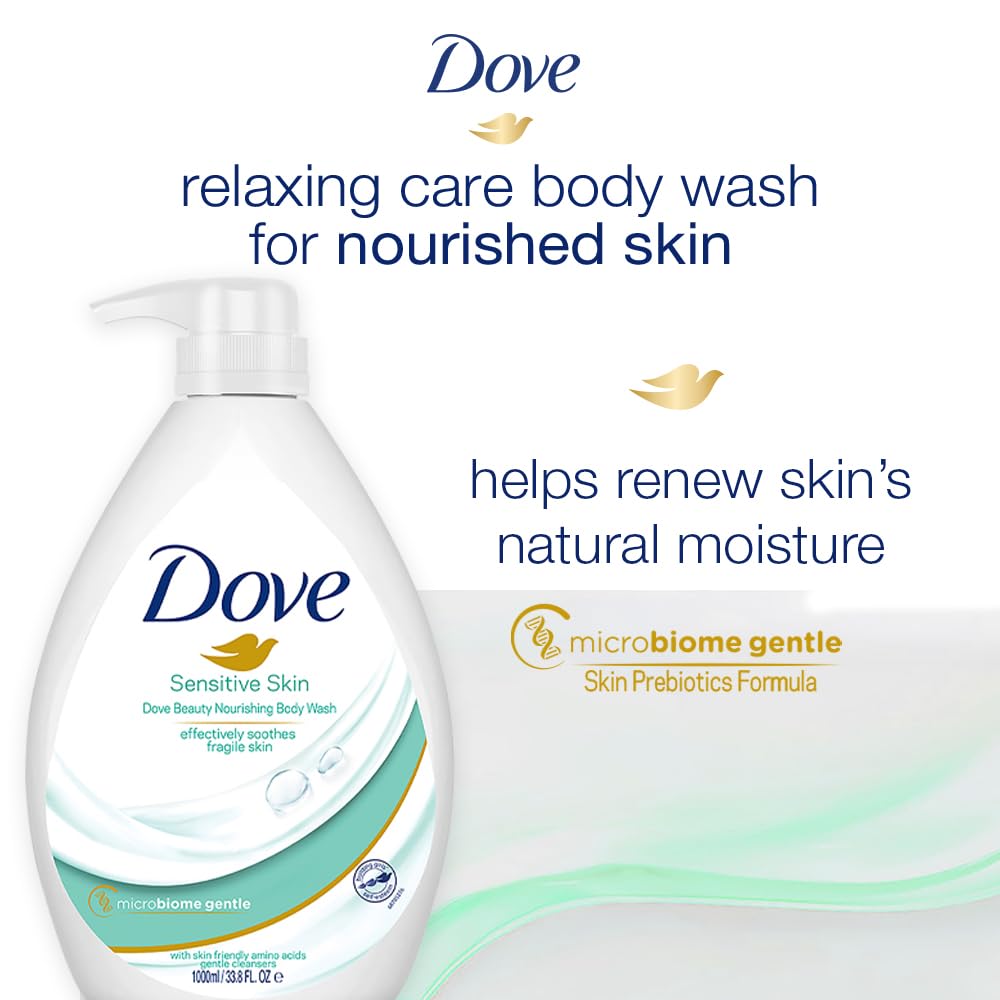 Dove Body Wash - Beauty Nourishing For Sensitive Skin - 1000 ml - Pack of 1