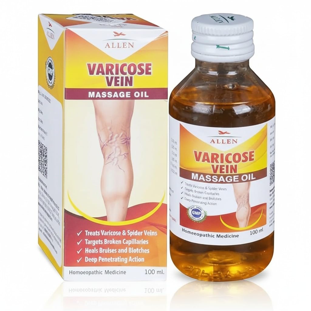 Allen Homeopathy Varicose Vein Massage Oil - 30 ml