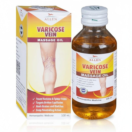 Allen Homeopathy Varicose Vein Massage Oil - 30 ml