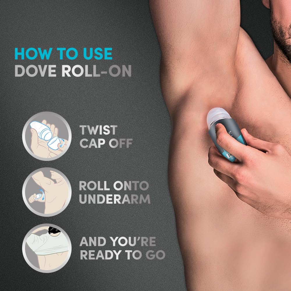 Dove Men + Care Clean Comfort Anti - Perspirant Roll - On - 50 ml