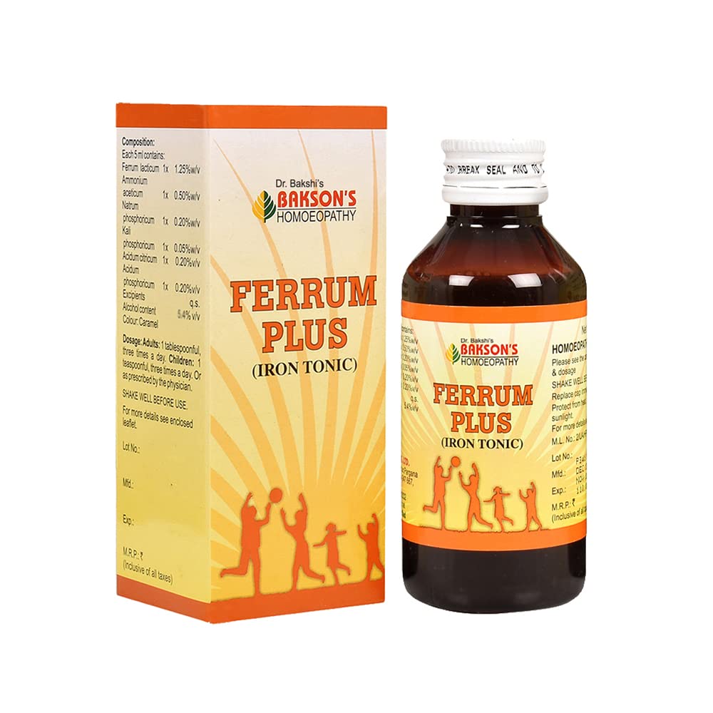 Bakson's Homeopathy Ferrum Plus - 115 ml