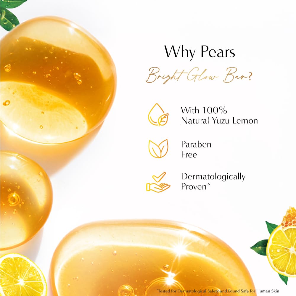 Pears Naturale Refreshing Vitamin C Bathing Bar - 125 gm - set of 4