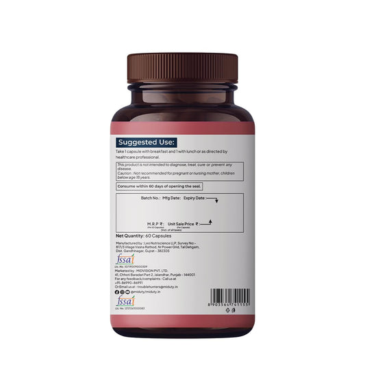 Miduty by Palak Notes Menopause Capsules - 60 caps