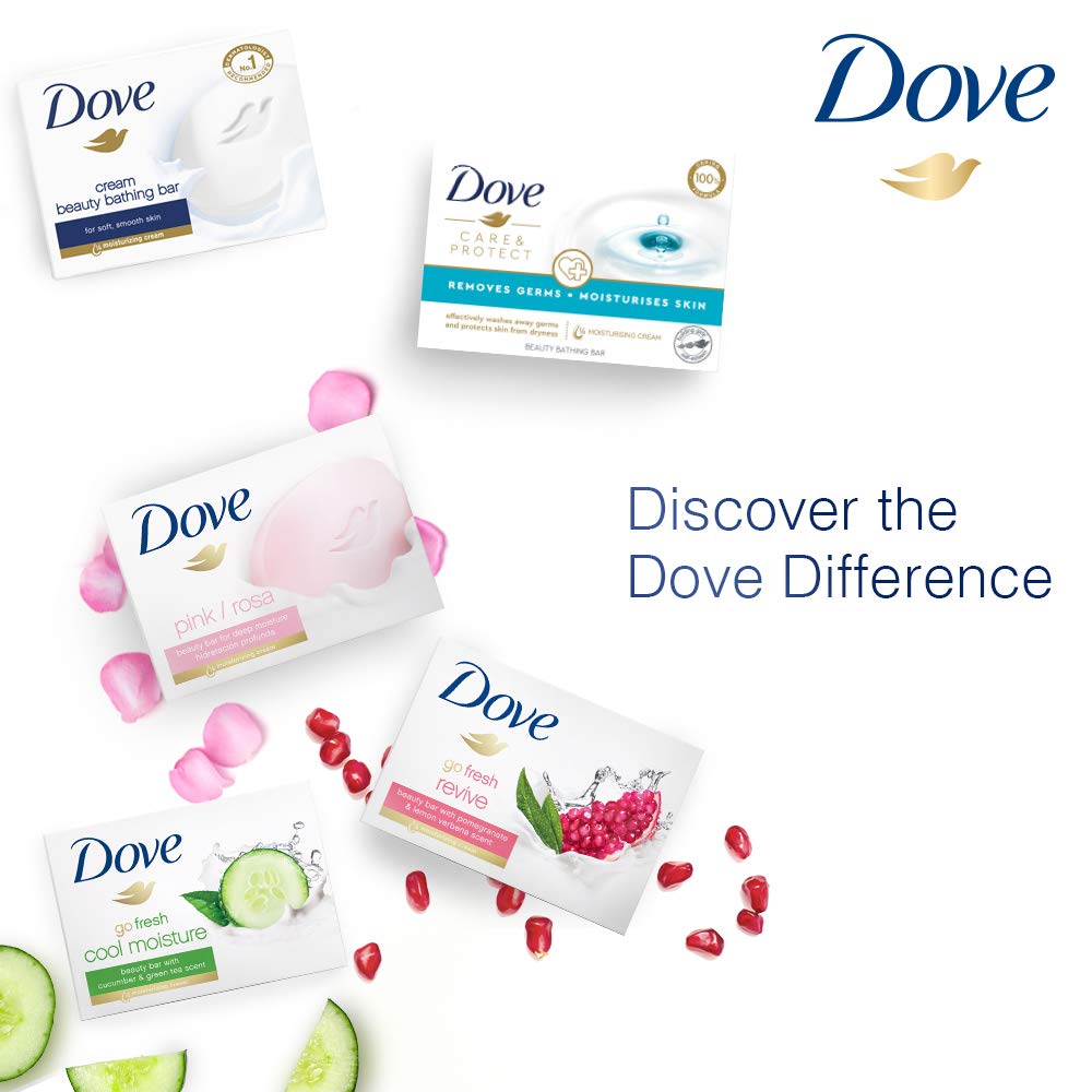 Dove Care & Protect Moisturising Cream Beauty Bathing Bar - 100 gm - set of 4