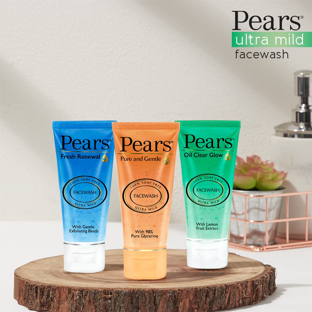 Pears Oil Clear Glow Facewash - 60 gm