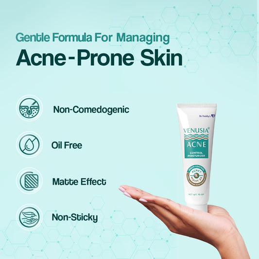 Dr. Reddy's Venusia Acne Control Moisturizer For Oily & Acne Prone Skin - 75 gm