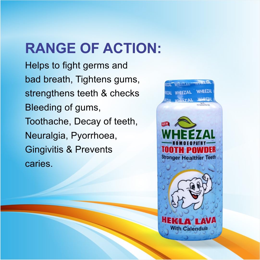 Wheezal Hekla Lava Tooth Powder - 100 gm