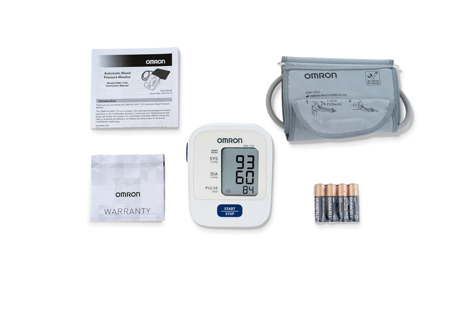 Omron HEM 7120 Fully Automatic Digital Blood Pressure Monitor With Intellisense Technology For Most Accurate Measurement