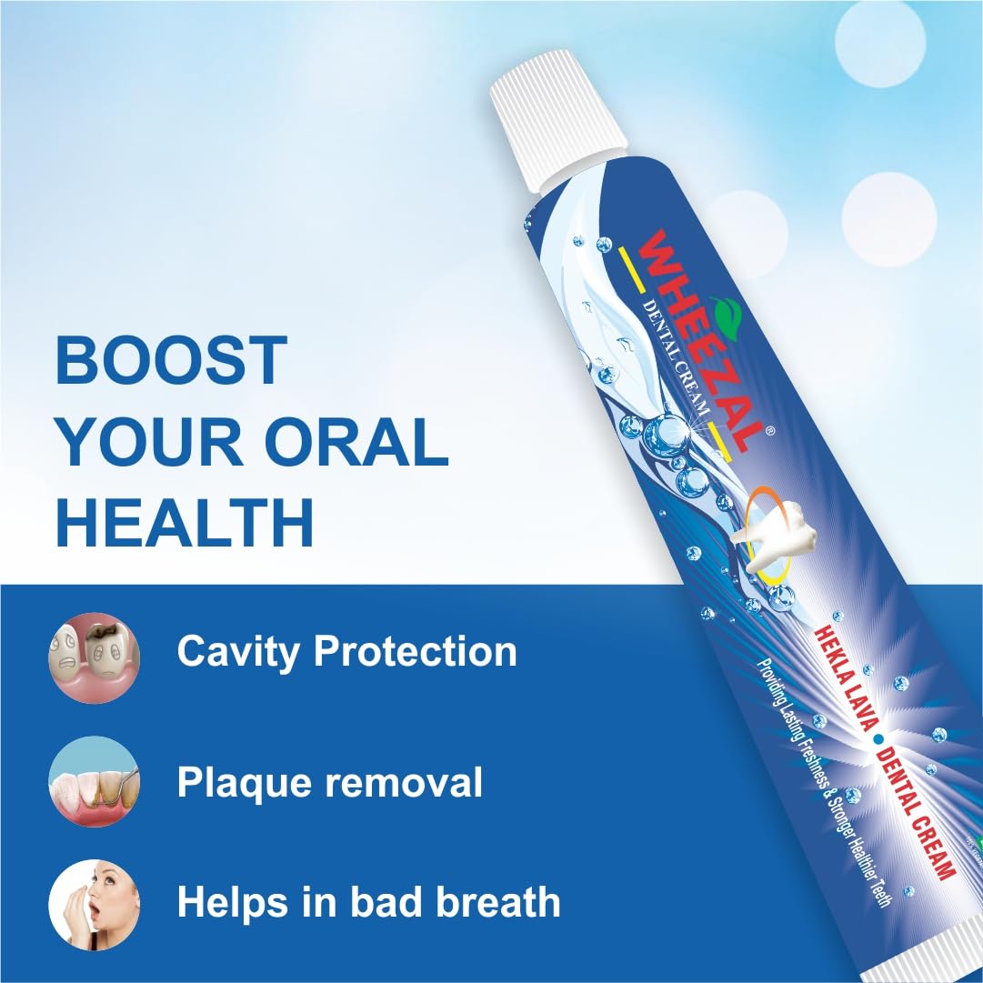 Wheezal Hekla Lava Dental Cream - 100 gm