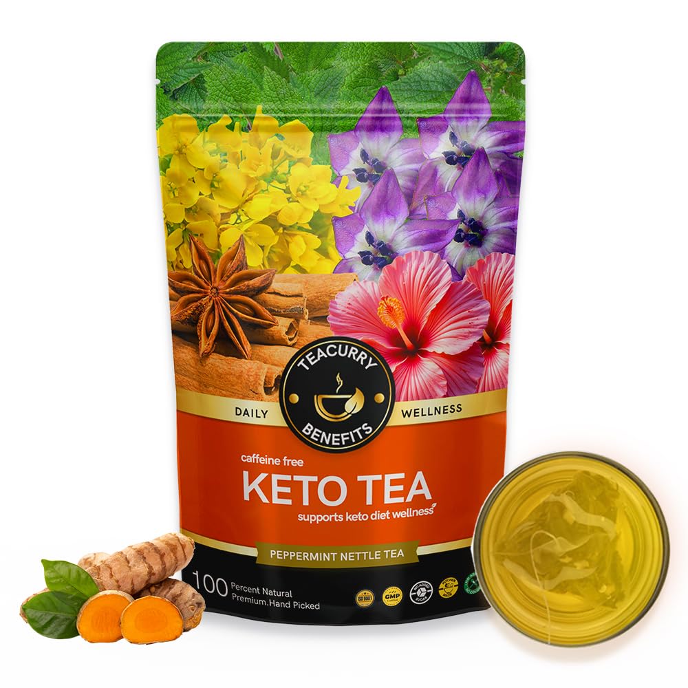 Teacurry Keto Tea (100 Grams Loose) - Support Keto Lifestyle, Improved and Faster Ketosis - 100% Vegan