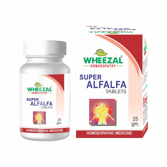 Wheezal Homeopathy Super Alfalfa Tablets - 25 gm