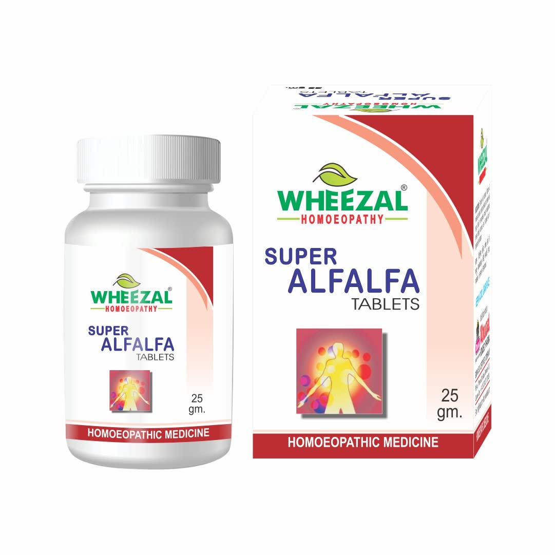 Wheezal Homeopathy Super Alfalfa Tablets - 25 gm