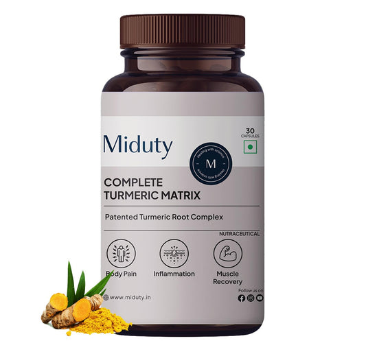 Miduty by Palak Notes Complete Turmeric Matrix Capsules - 30 caps