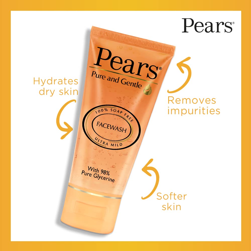 Pears Pure And Gentle Facewash - 60 gm