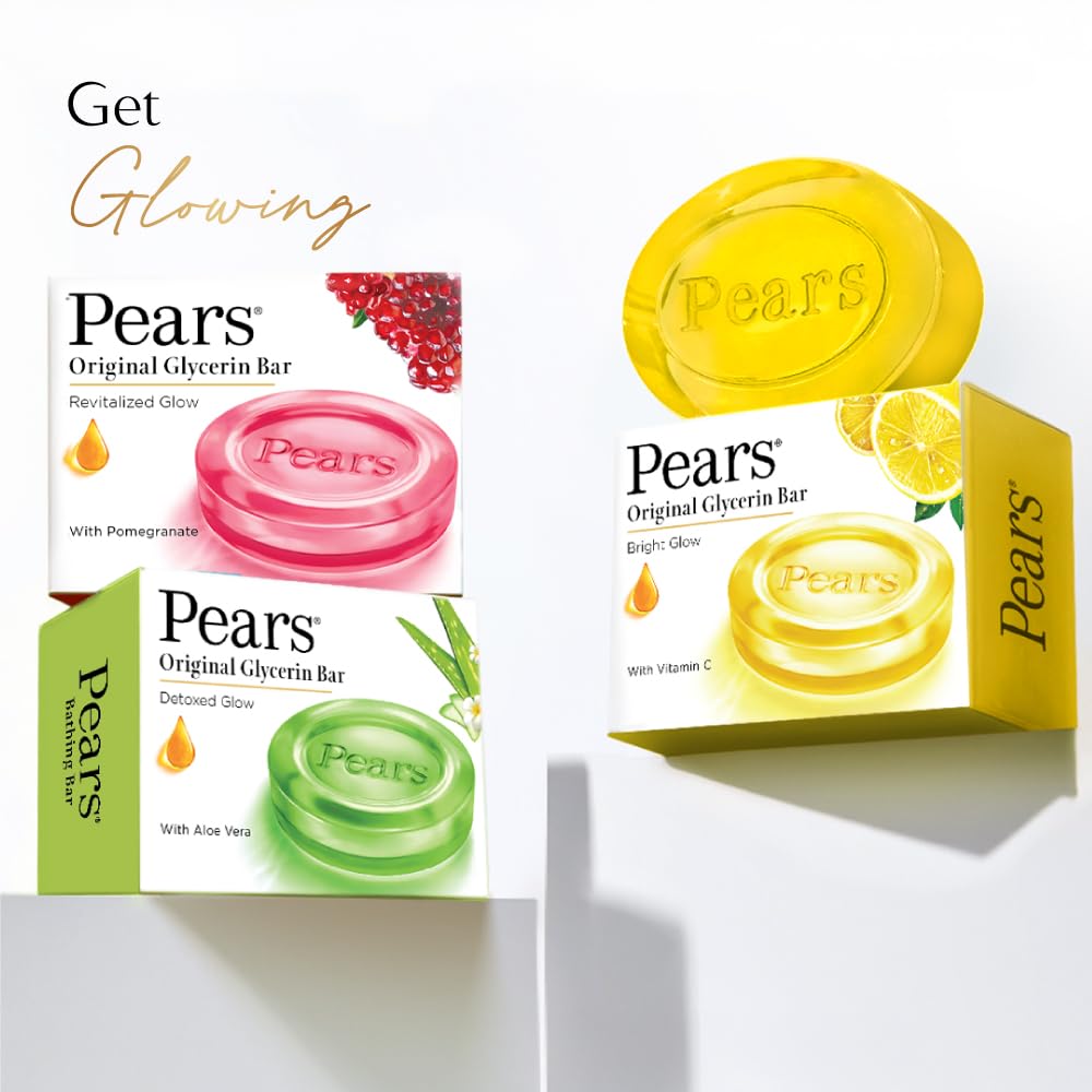 Pears Naturale Refreshing Vitamin C Bathing Bar - 125 gm - set of 4