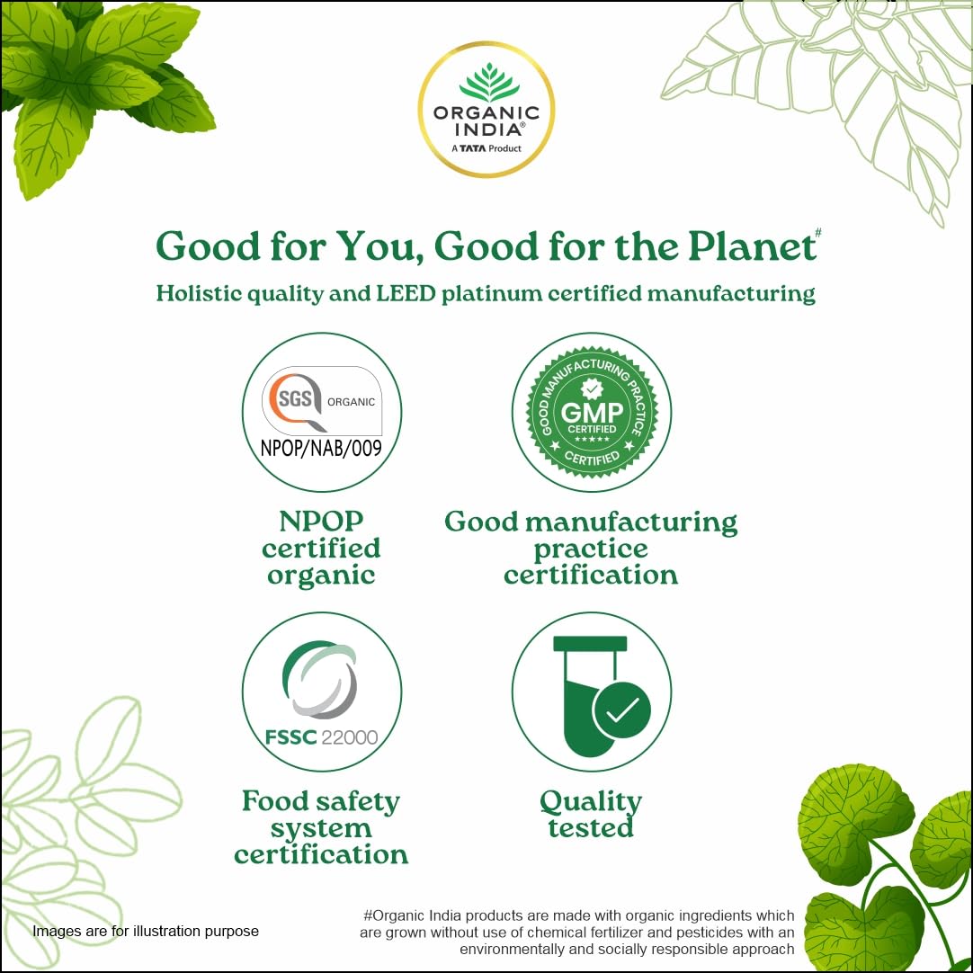 A TATA Product - Organic India Triphala Capsules, 60 Capsules