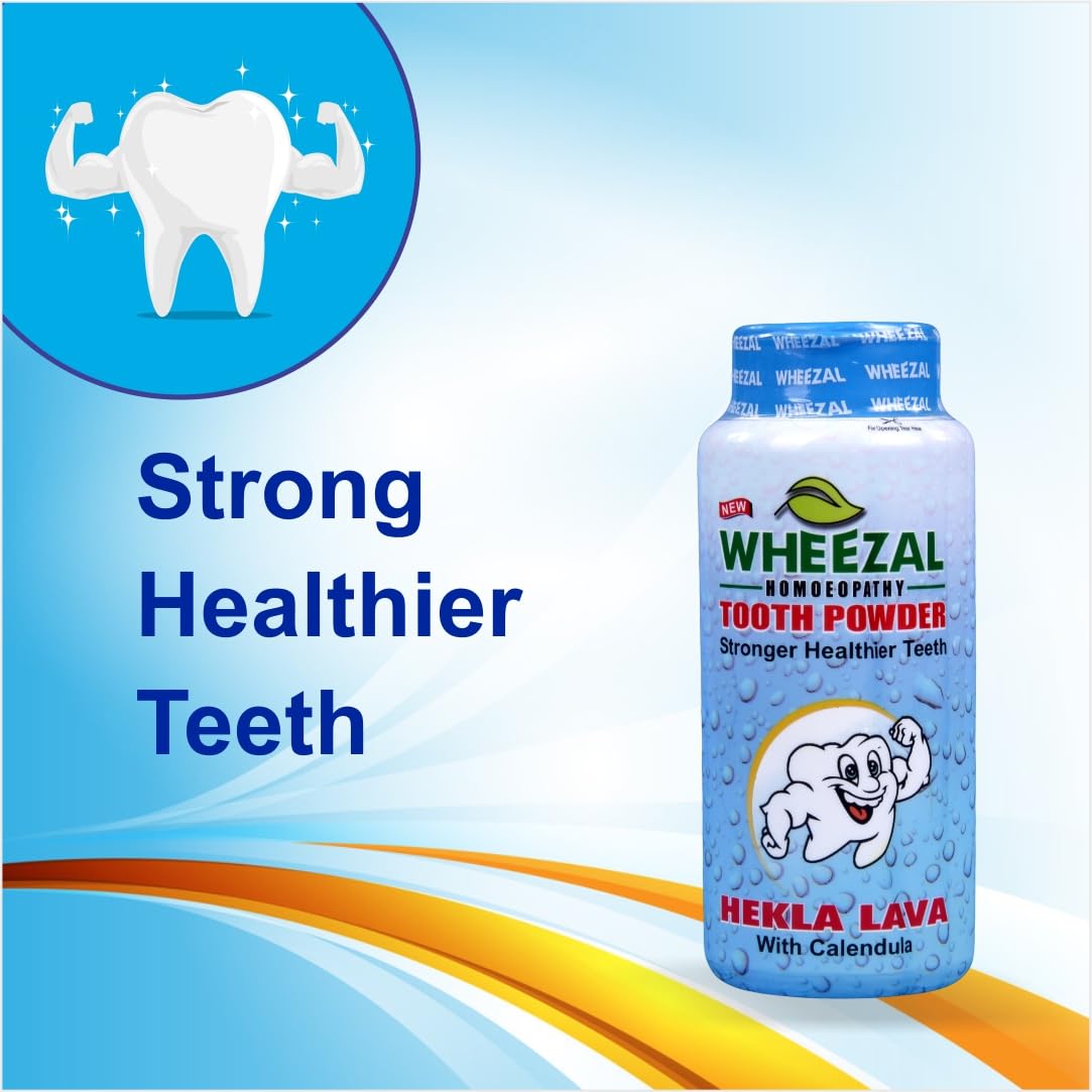 Wheezal Hekla Lava Tooth Powder - 100 gm
