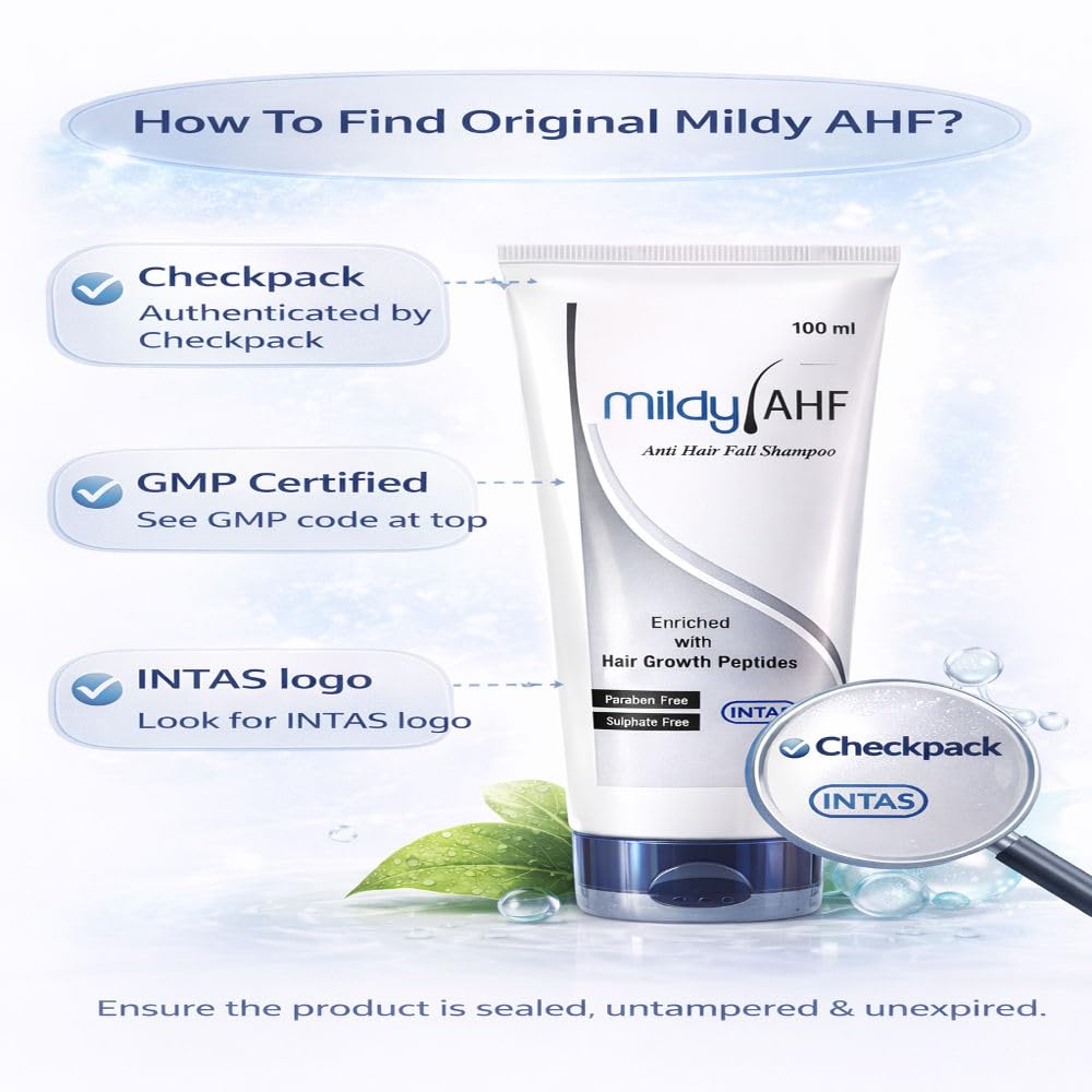Intas Mildy AHF Anti Hair Fall Shampoo - 100 ml