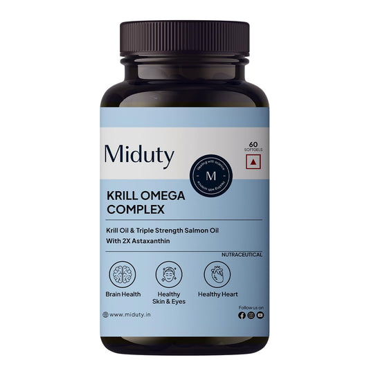 Miduty by Palak Notes Krill Omega Complex Softgels - 60 softgels