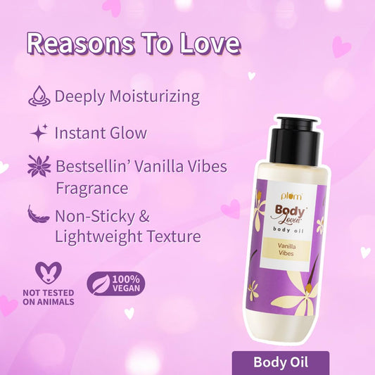 Plum BodyLovin' Vanilla Vibes Bath & Body Gift Set - combo