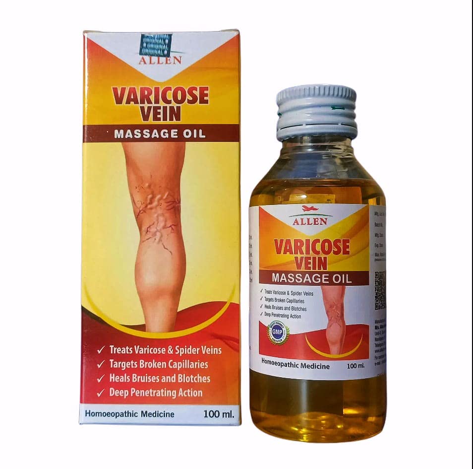 Allen Homeopathy Varicose Vein Massage Oil - 30 ml