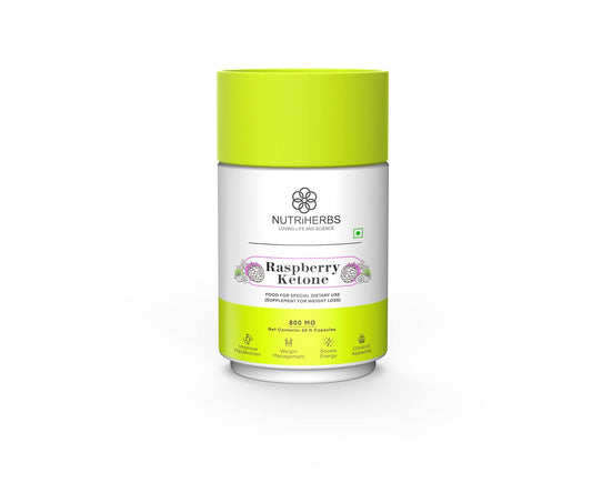 Nutriherbs Raspberry Ketone Veggie Capsules - 60 Caps