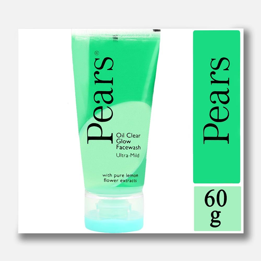 Pears Oil Clear Glow Facewash - 60 gm