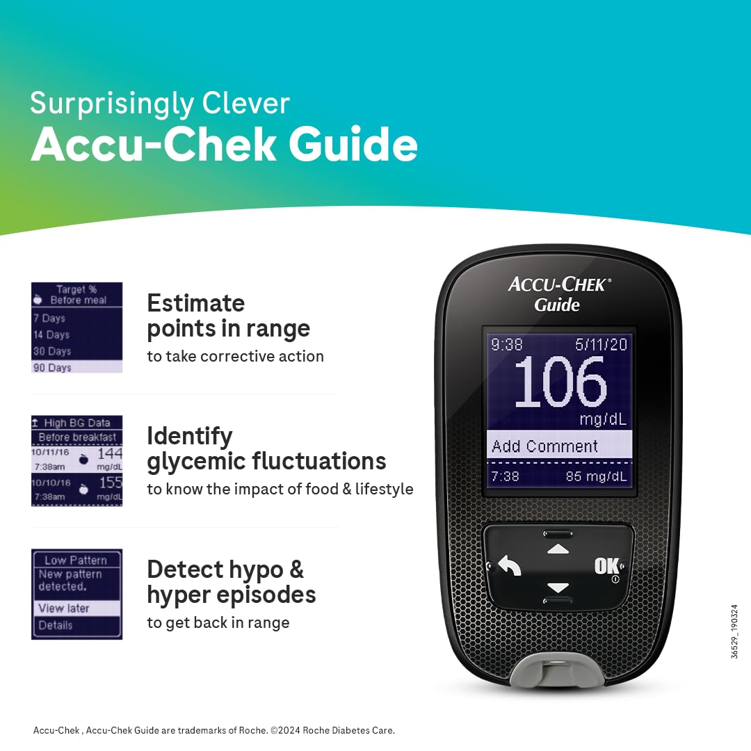 Accu-Chek Guide Strips Pack of 50 (White)
