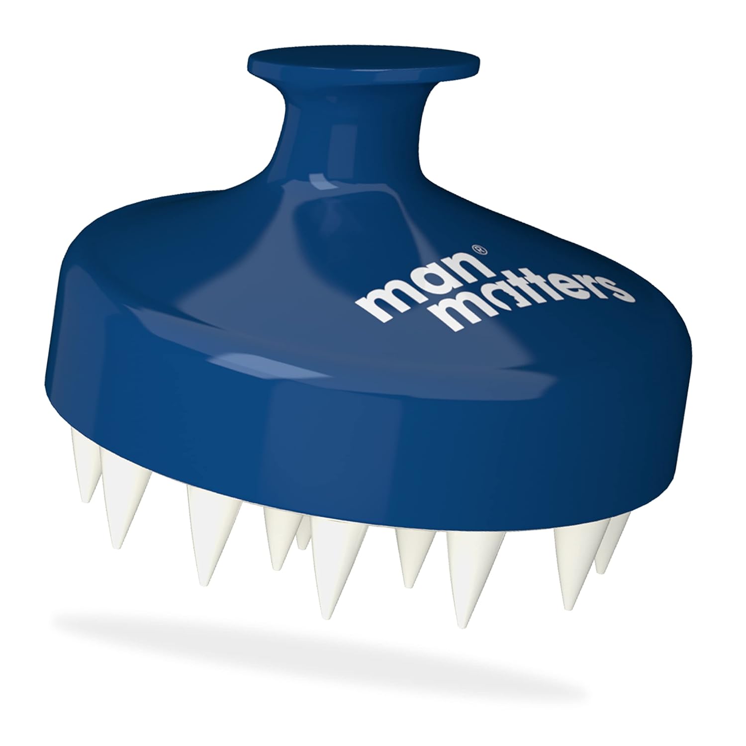 Man Matters Hair Scalp Massager Shampoo Brush - Soft Silicone Bristles for Deep Scalp Cleaning