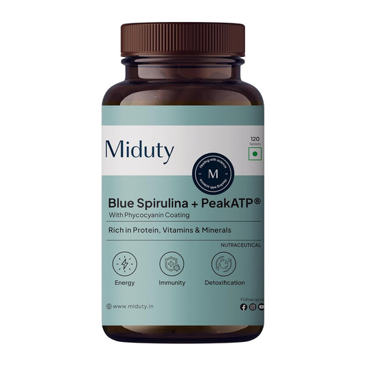 Miduty by Palak Notes Blue Spirulina Tablets - 120 tabs