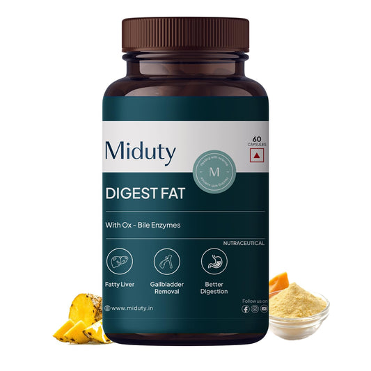 Miduty by Palak Notes Digest Fat Bila Salts Capsules - 60 caps