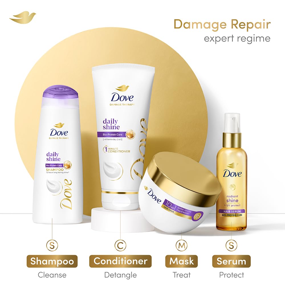 Dove Daily Shine Hair Conditioner with for Smooth & Shiny Hair - 175 ml