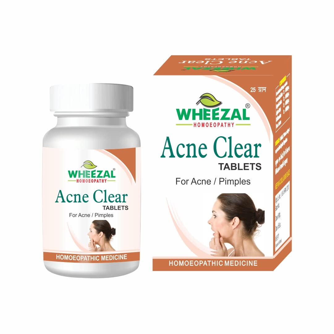 Wheezal Homeopathy Acne Clear Tablets - 25 gm