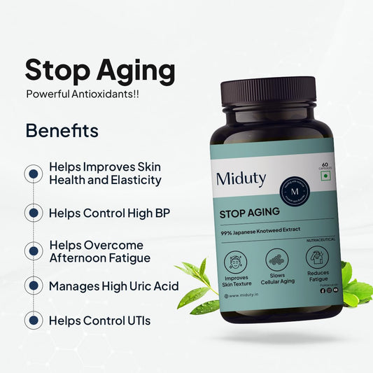 Miduty by Palak Notes Stop Aging Capsules - 60 caps