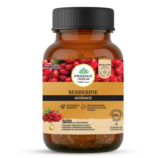 Organic India Berberine Advance Capsules - 60 caps