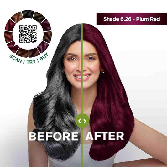 Garnier Color Naturals Hair Color - 6.62 Cranberry Red - 55 ml + 50 gm