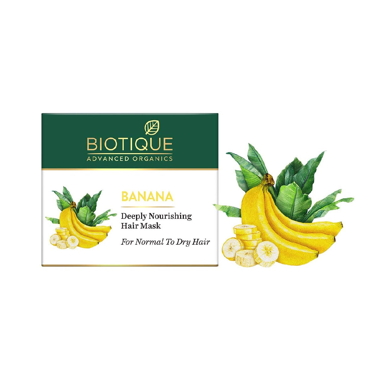 Biotique Banana Deeply Nourishing Hair Mask| Enriched with Natural Banana Extracts | Helps Strengthen, Hydrate & Smooth Normal to Dry Hair | 175g