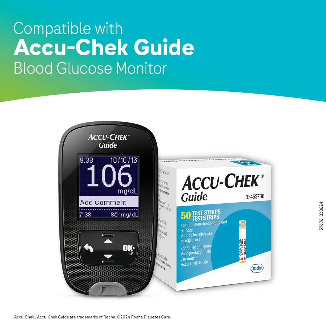 Accu-Chek Guide Strips Pack of 50 (White)