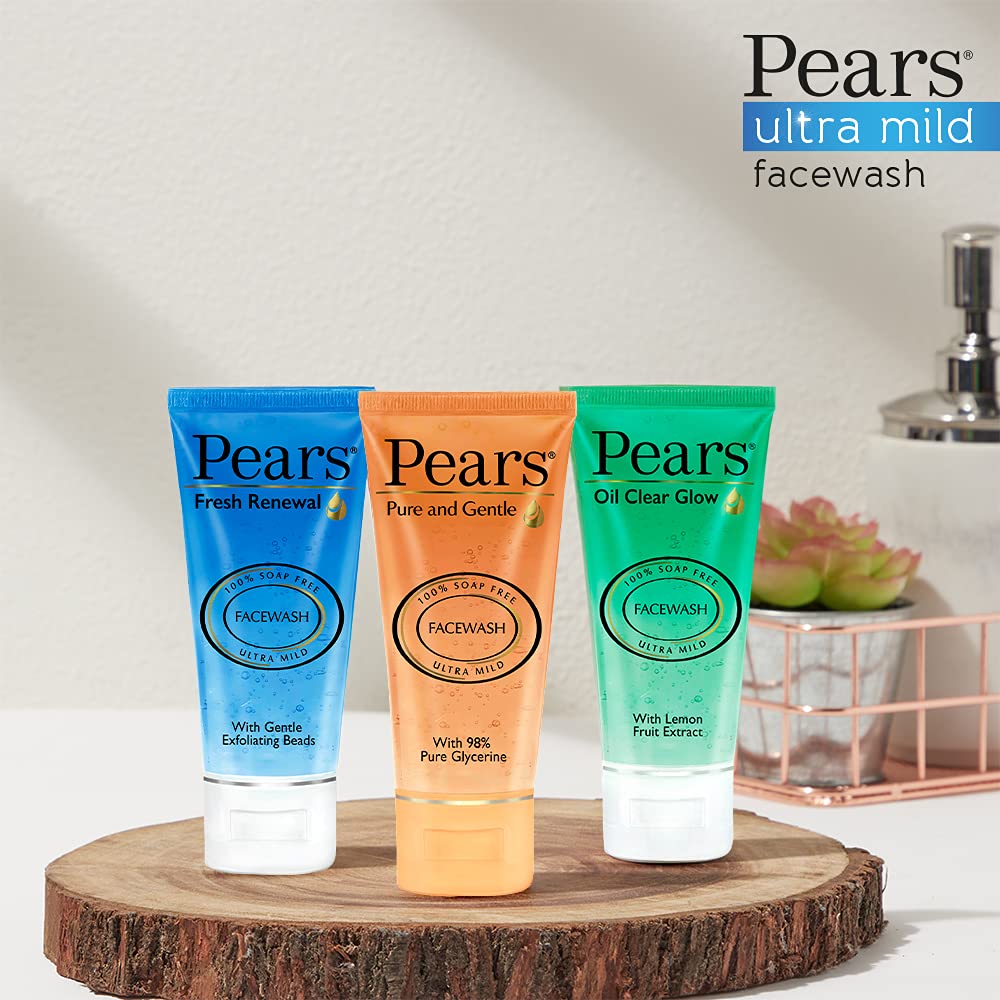 Pears Fresh Renewal Gentle Ultra Mild Facewash - 60 gm
