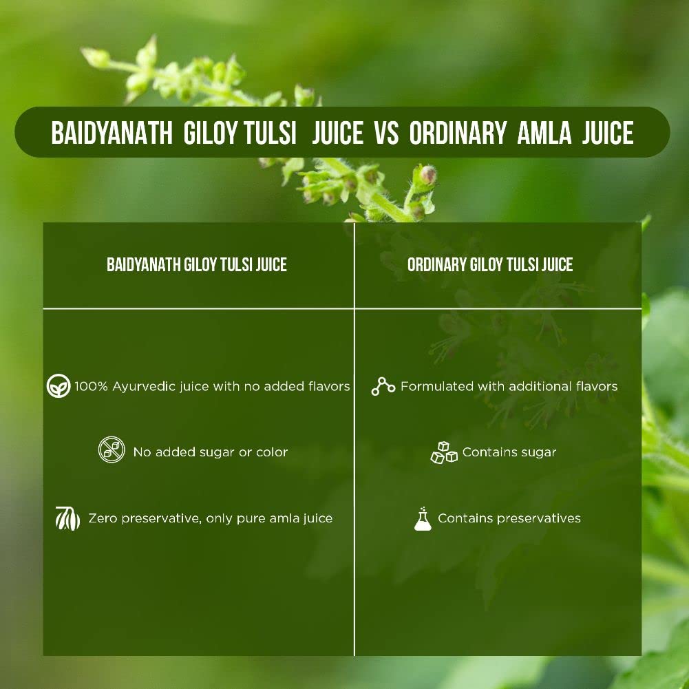Vansaar Giloy Tulsi Juice Boosts Immunity - 1 L