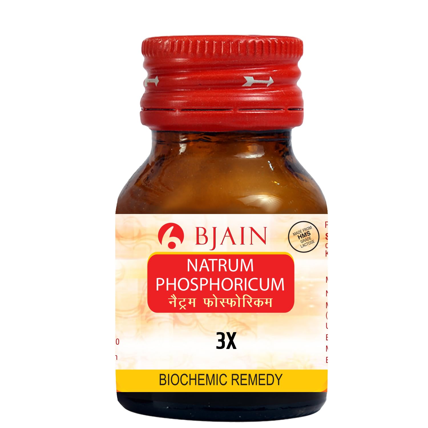 Bjain Homeopathy Natrum Phosphoricum Biochemic Tablet - 3X - 450 gm