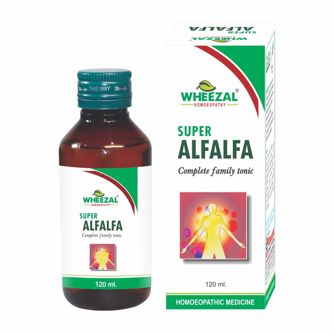 Wheezal Homeopathy Super Alfalfa Sugar Free Tonic - 120 ml